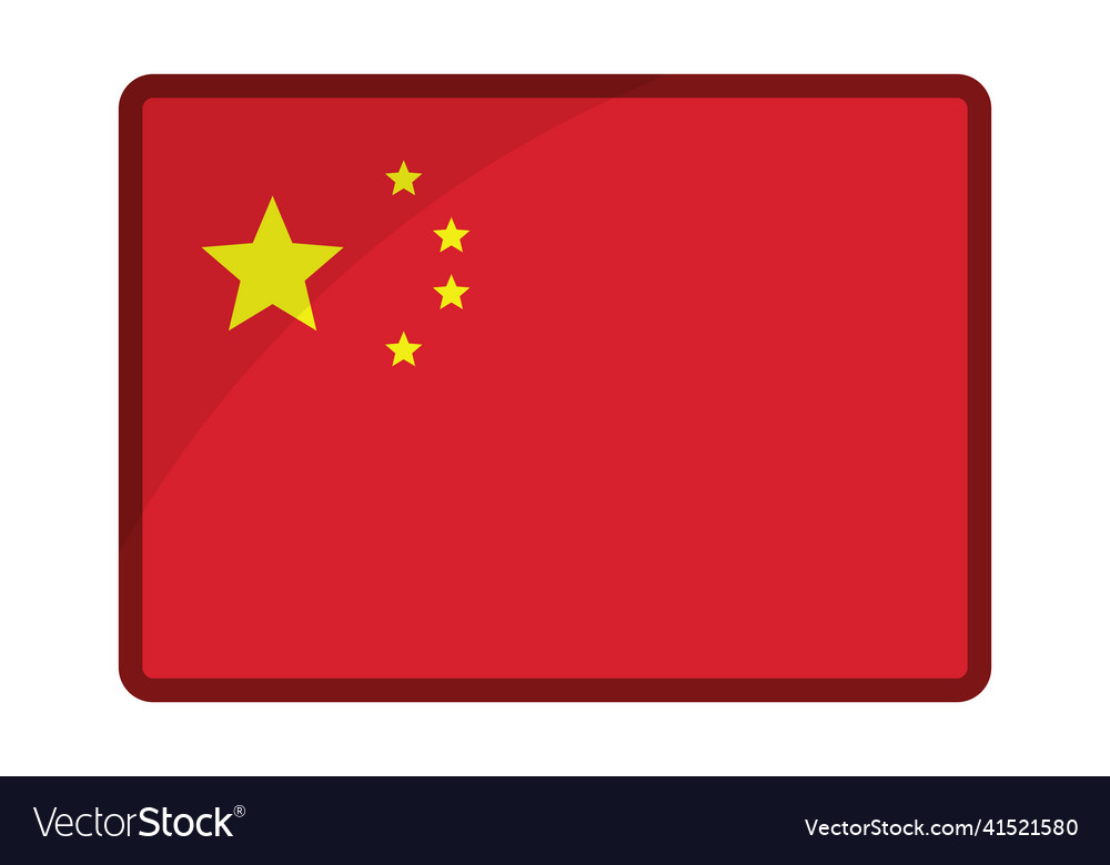 Chinese Flag Royalty Free Vector Image Vectorstock Chinese Flag Royalty Free Vector Image Vectorstock