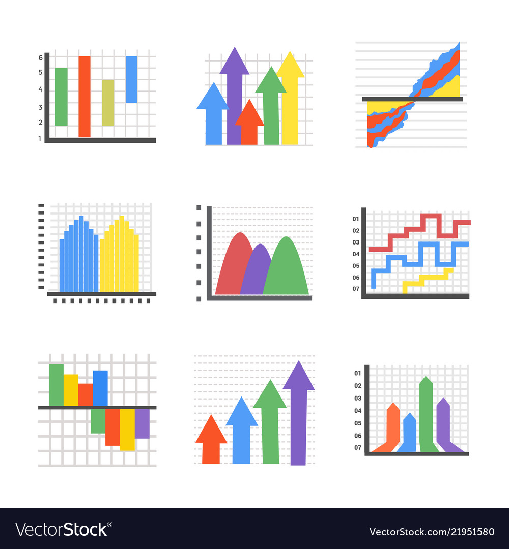 Creative infographics flat icons Royalty Free Vector Image