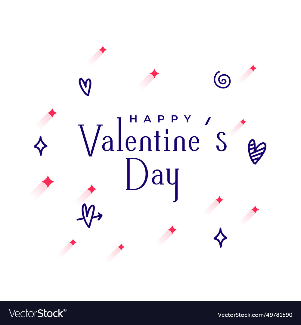 Elegant Valentines Day Wishes Background Vector Image 6877