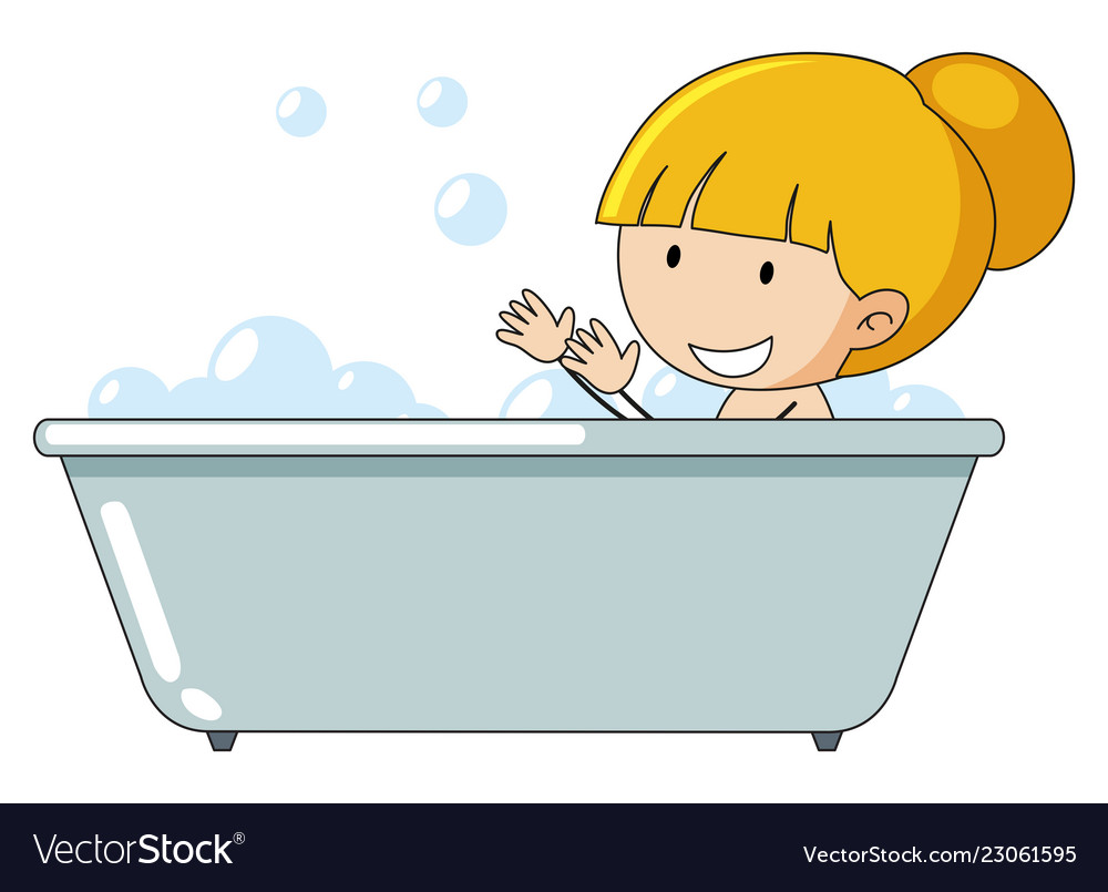 to take a shower clipart