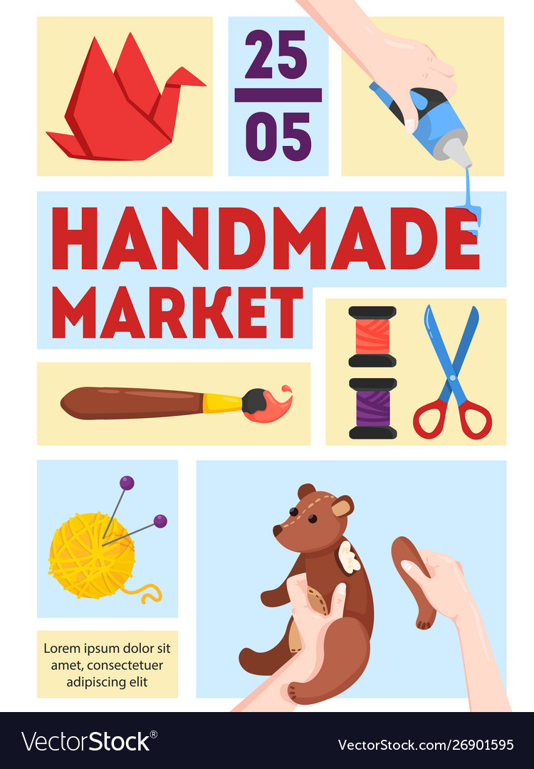 Handmade market poster
