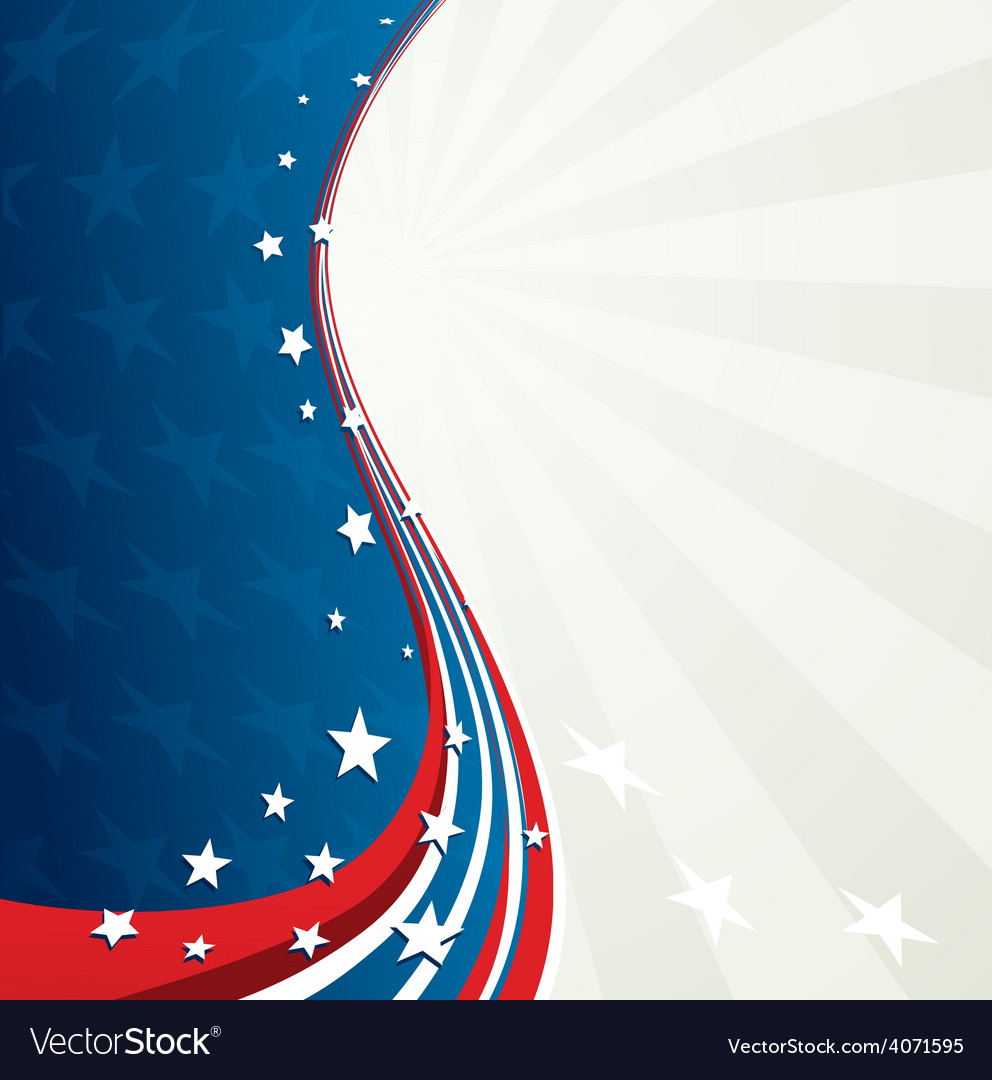 independence day patriotic background royalty free vector