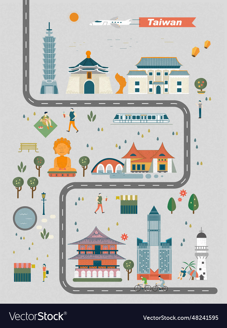 Taiwan travel concept