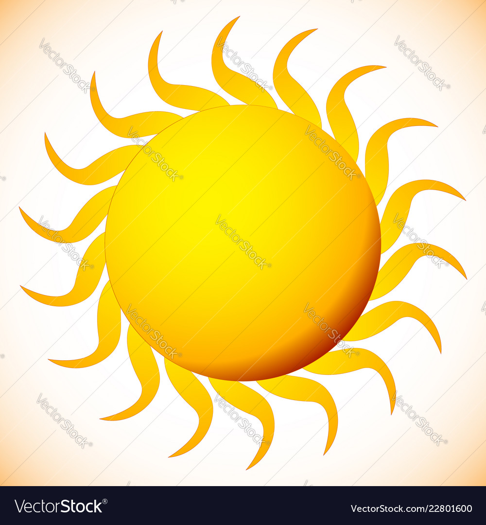 Sun clip art on white editable graphics