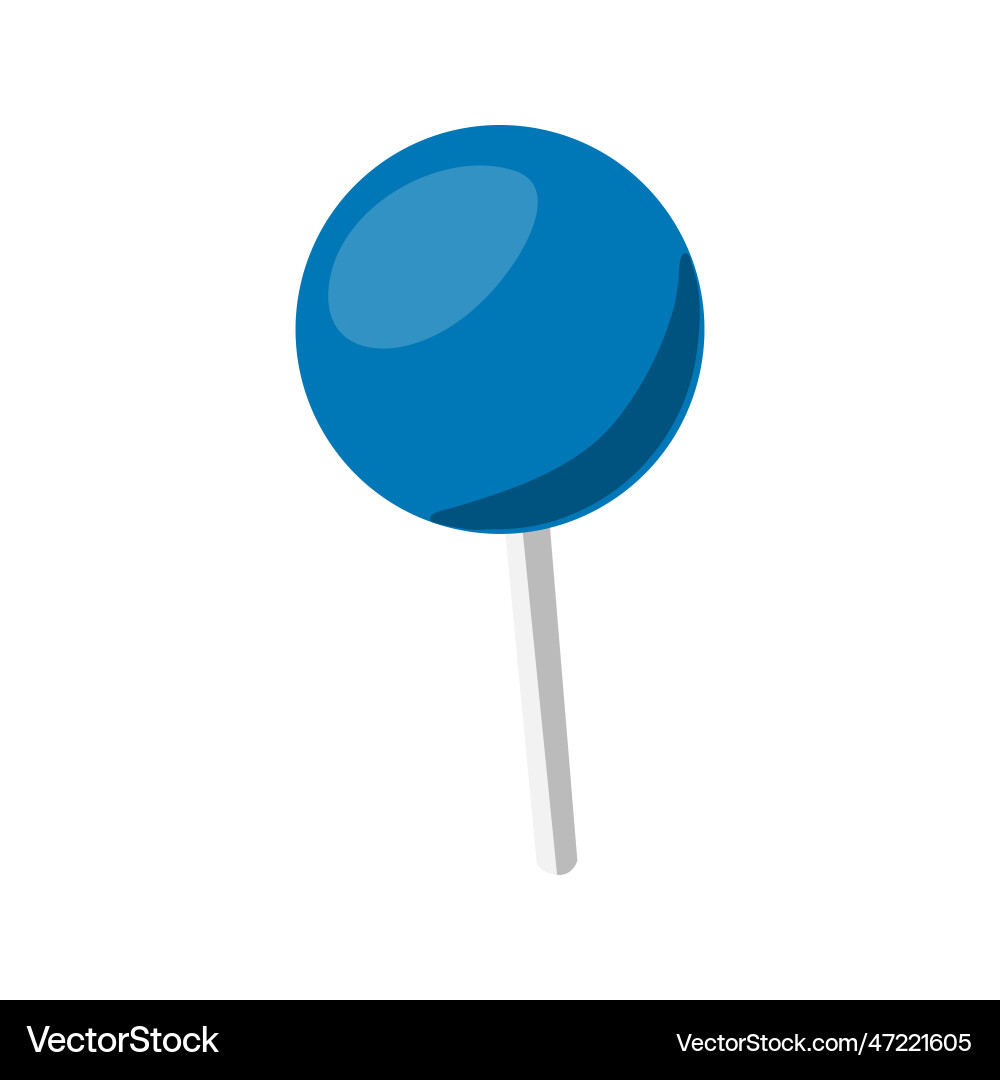 board-push-pin-needle-office-stationary-icon-vector-image