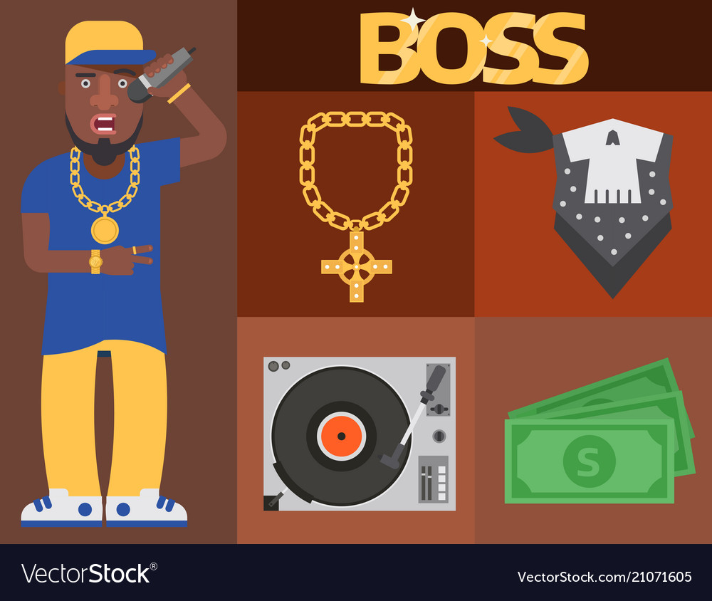 Hip hop man accessory musician accessories