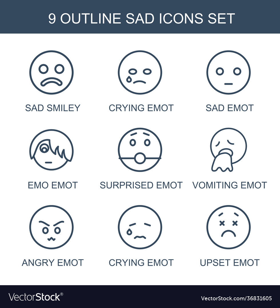 Sad icons