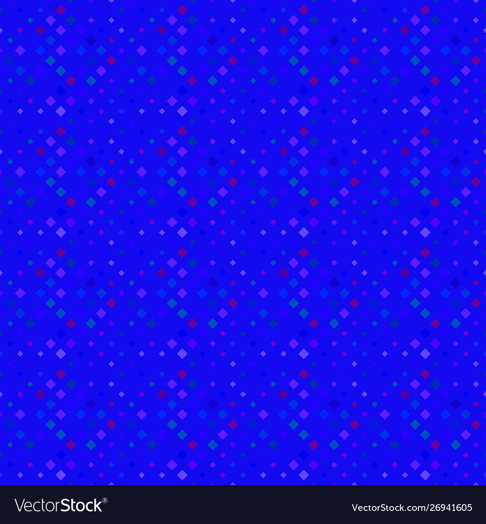 Seamless dark blue square pattern background Vector Image