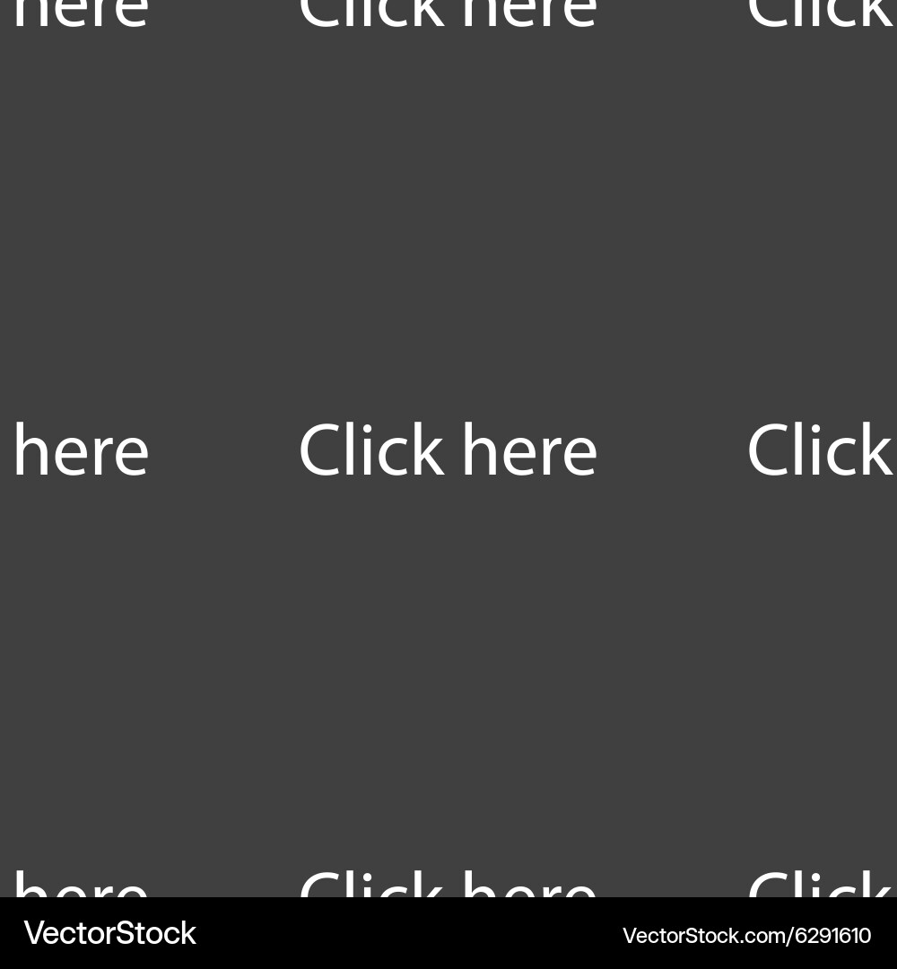 Click here sign icon press button seamless pattern