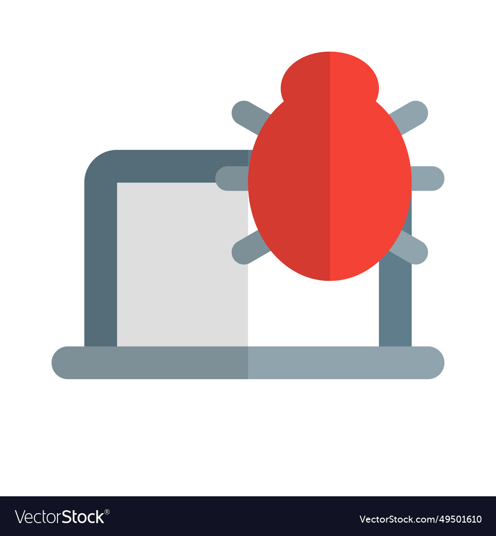 Coding error in a piece of software Royalty Free Vector