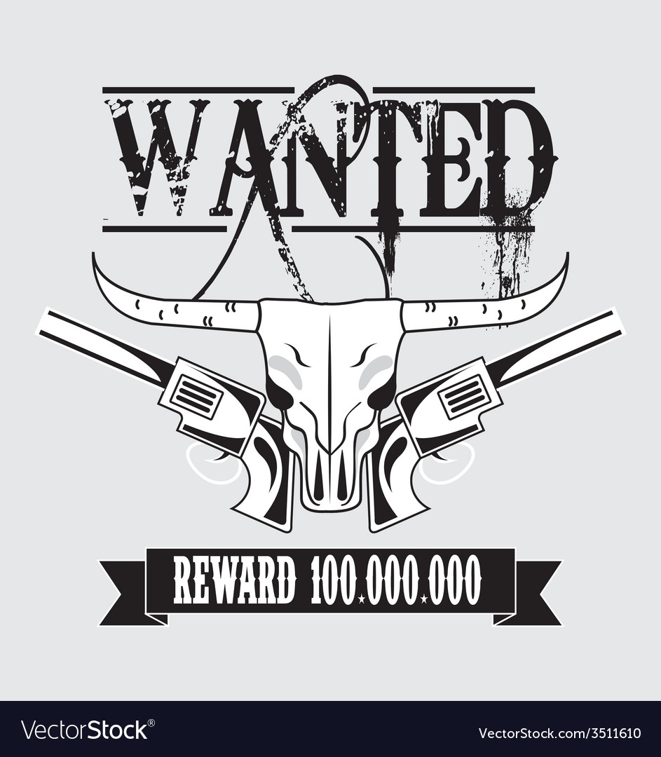 Western Banner Design Royalty Free Vector Image