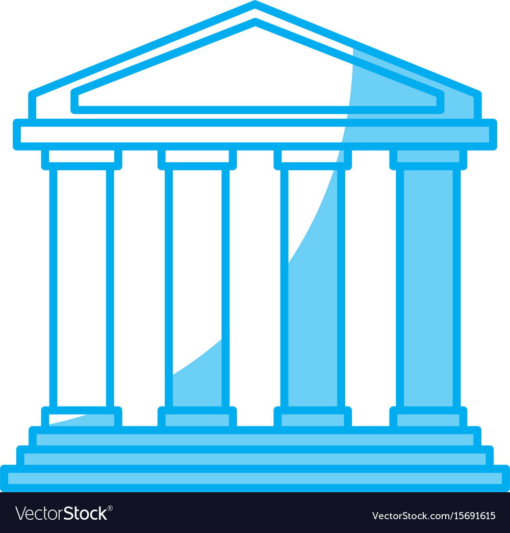 Bank icon image Royalty Free Vector Image - VectorStock