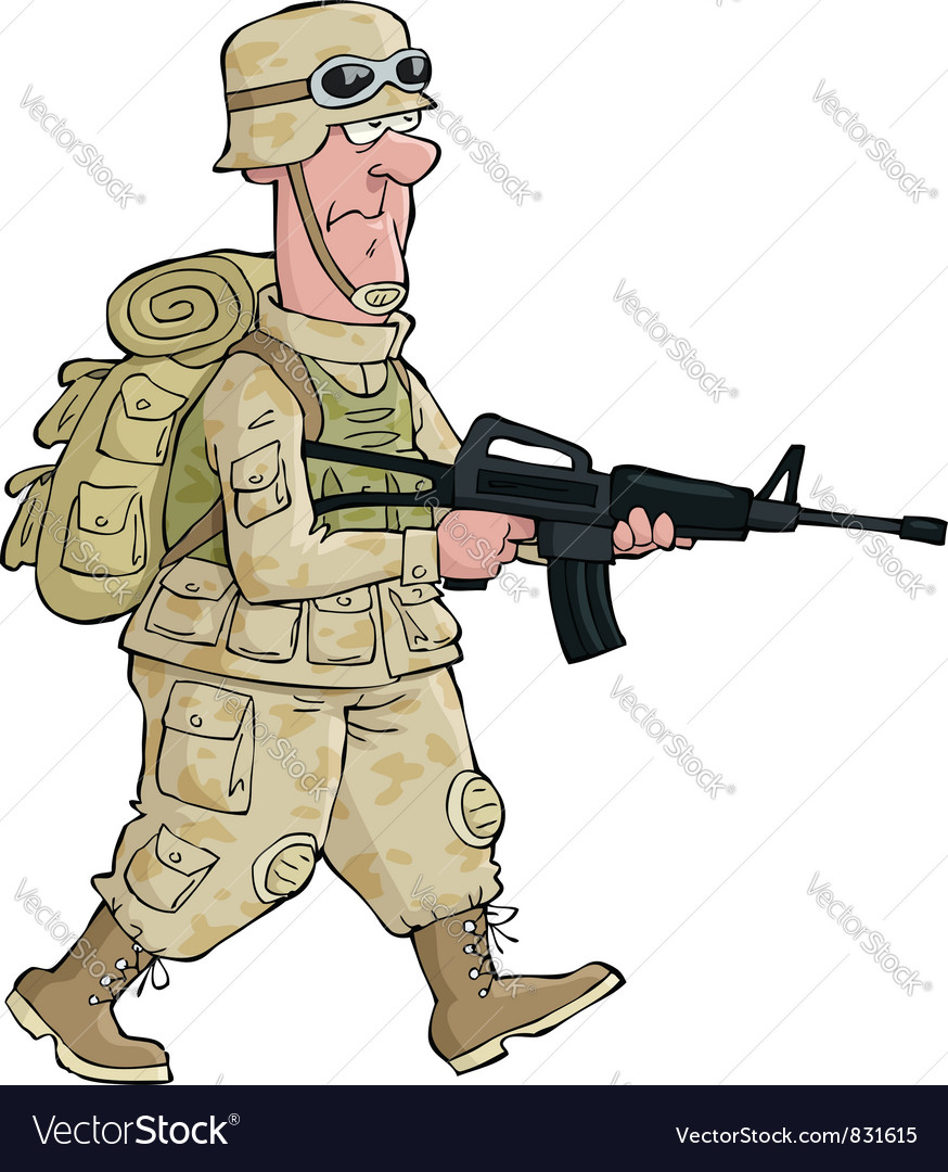 Soldier Royalty Free Vector Image - VectorStock