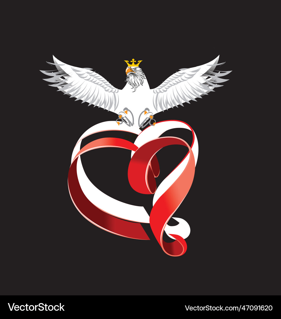Eagle background Royalty Free Vector Image - VectorStock