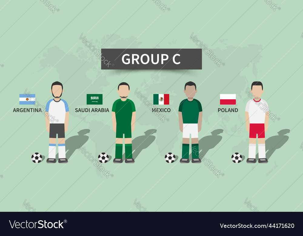 Qatar fifa world cup soccer tournament 2022 Vector Image