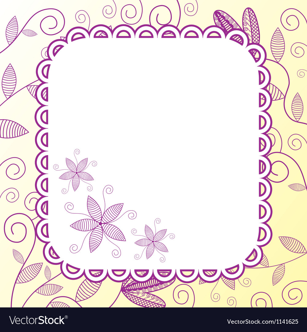 Floral pattern background Royalty Free Vector Image