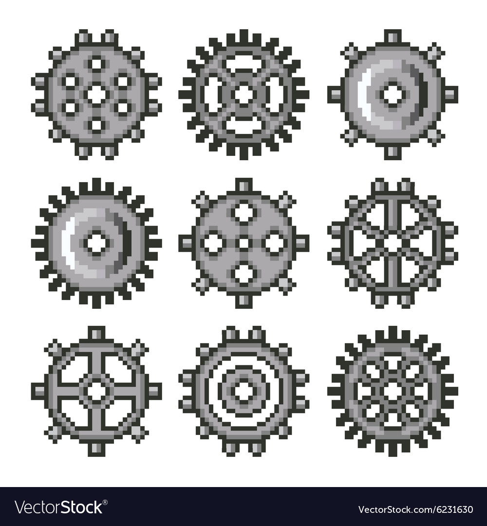 Gear Pixel Art