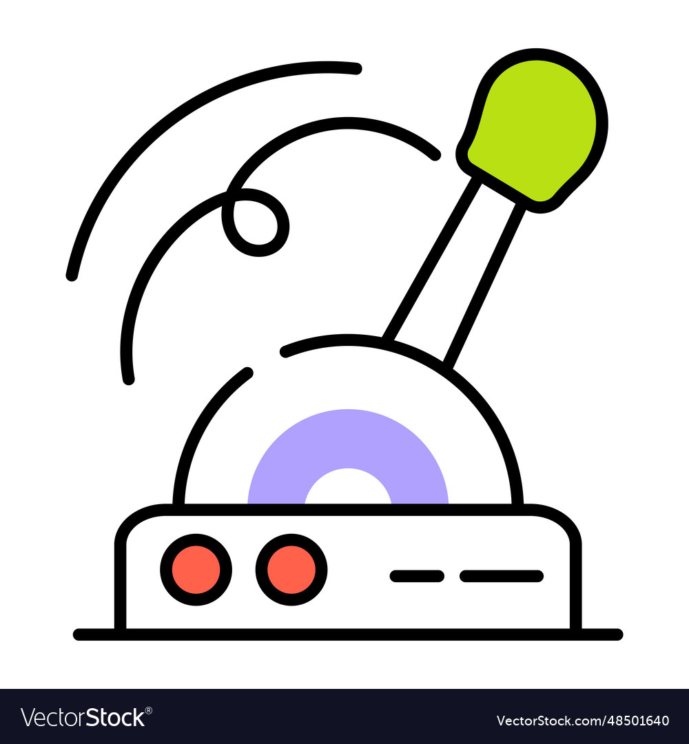 Control lever Royalty Free Vector Image - VectorStock