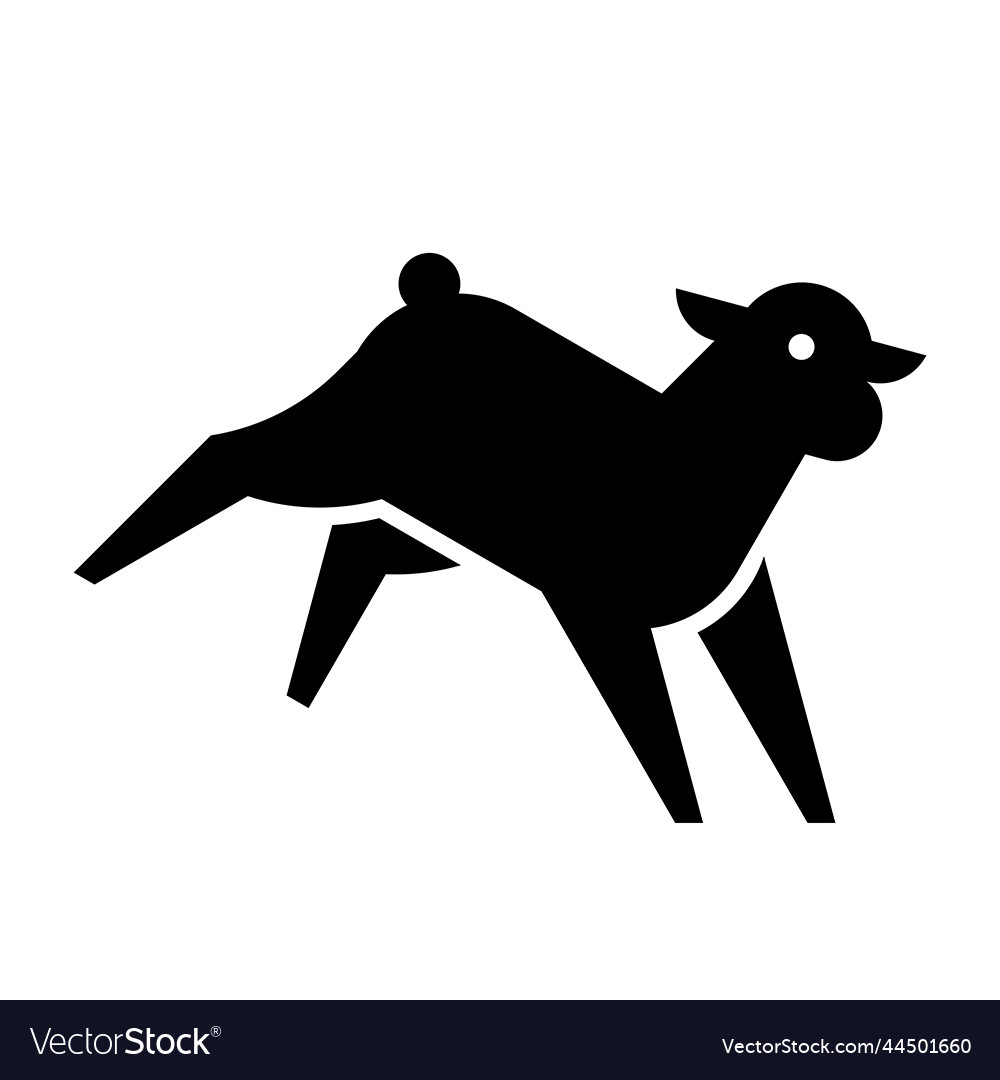 Lamb logo Royalty Free Vector Image - VectorStock