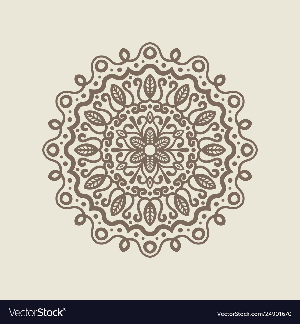 Circular pattern Royalty Free Vector Image VectorStock