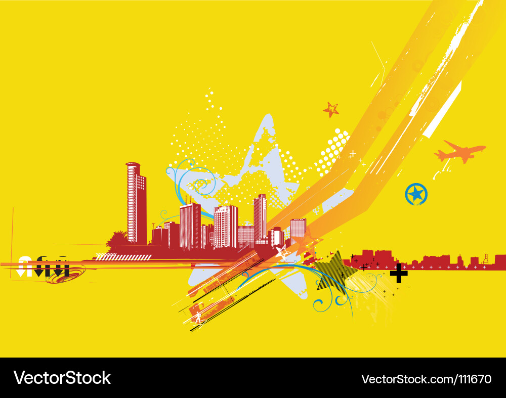 Urban background Royalty Free Vector Image - VectorStock