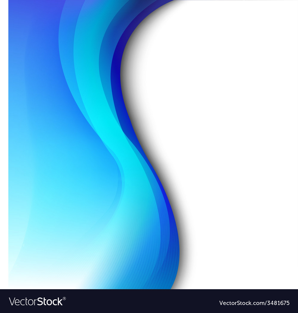 Blue background with abstract line Royalty Free Vector Image