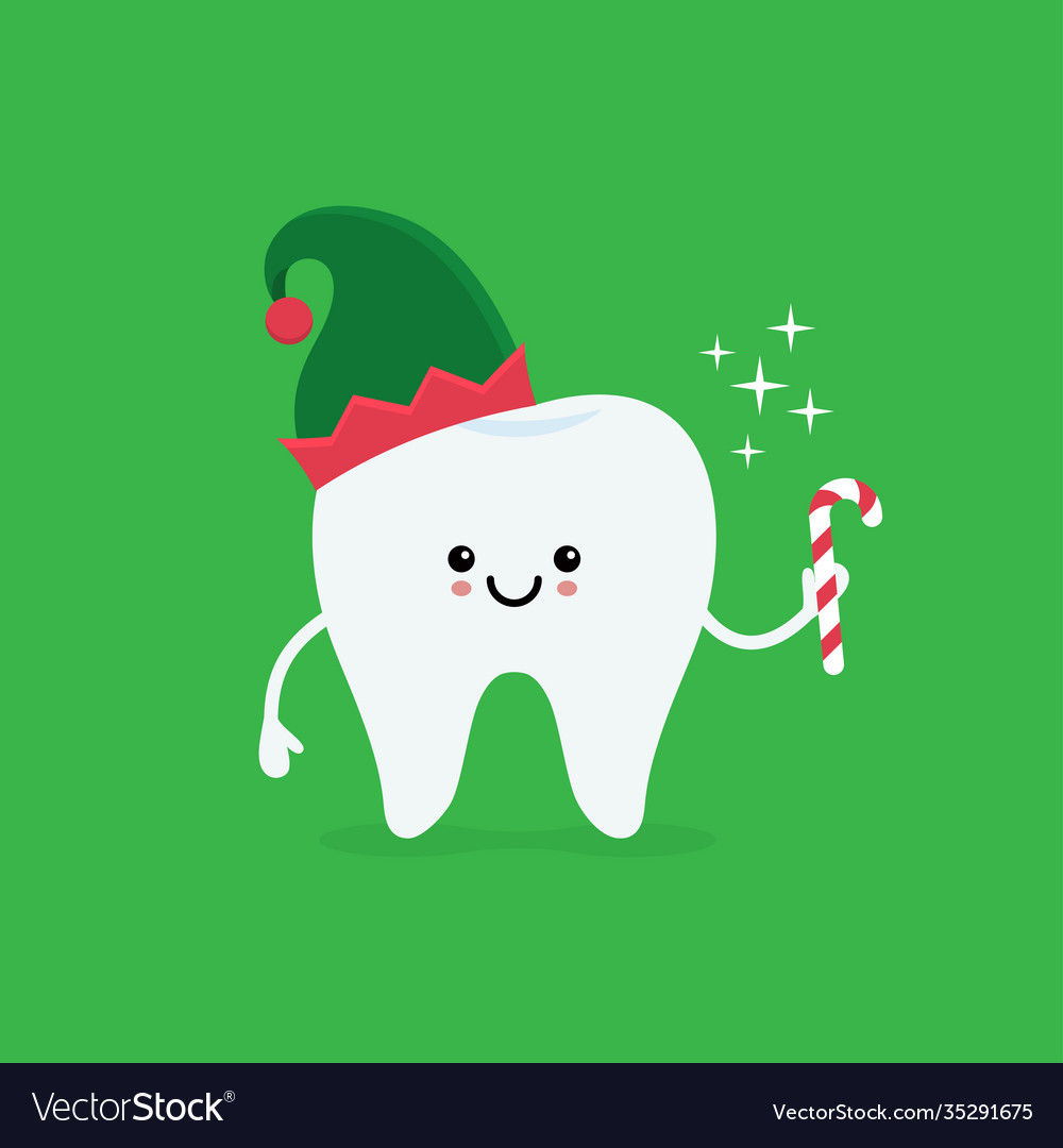 открытка с елкой в стоматологии. новогодний зуб картинка. новогодние зубки. новогодний зуб. Christmas tooth.