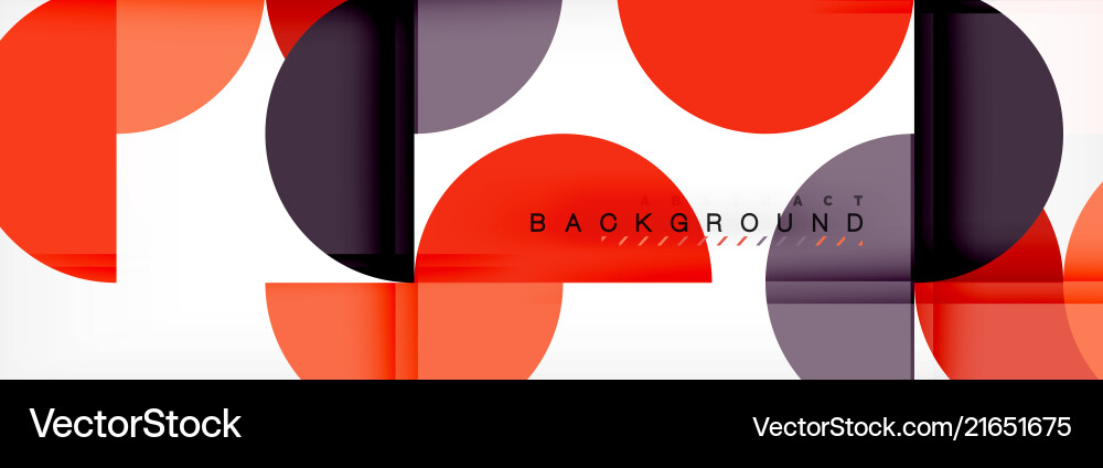 Circle abstract background geometric Royalty Free Vector