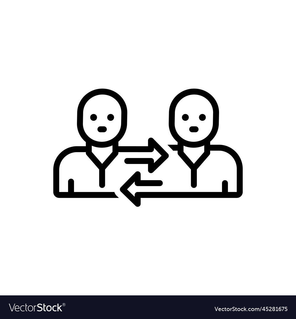 Interact Royalty Free Vector Image - Vectorstock