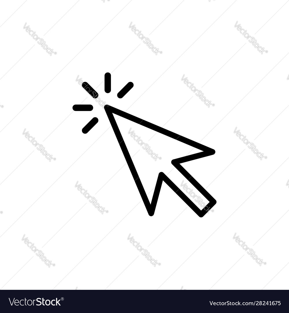 Mouse click Royalty Free Vector Image - VectorStock