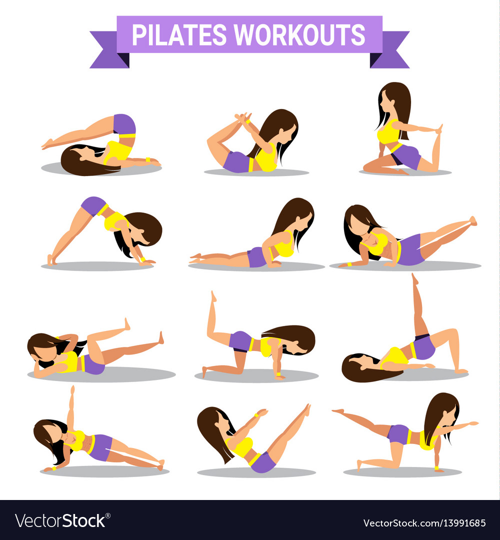 Photo Pilates poses pack