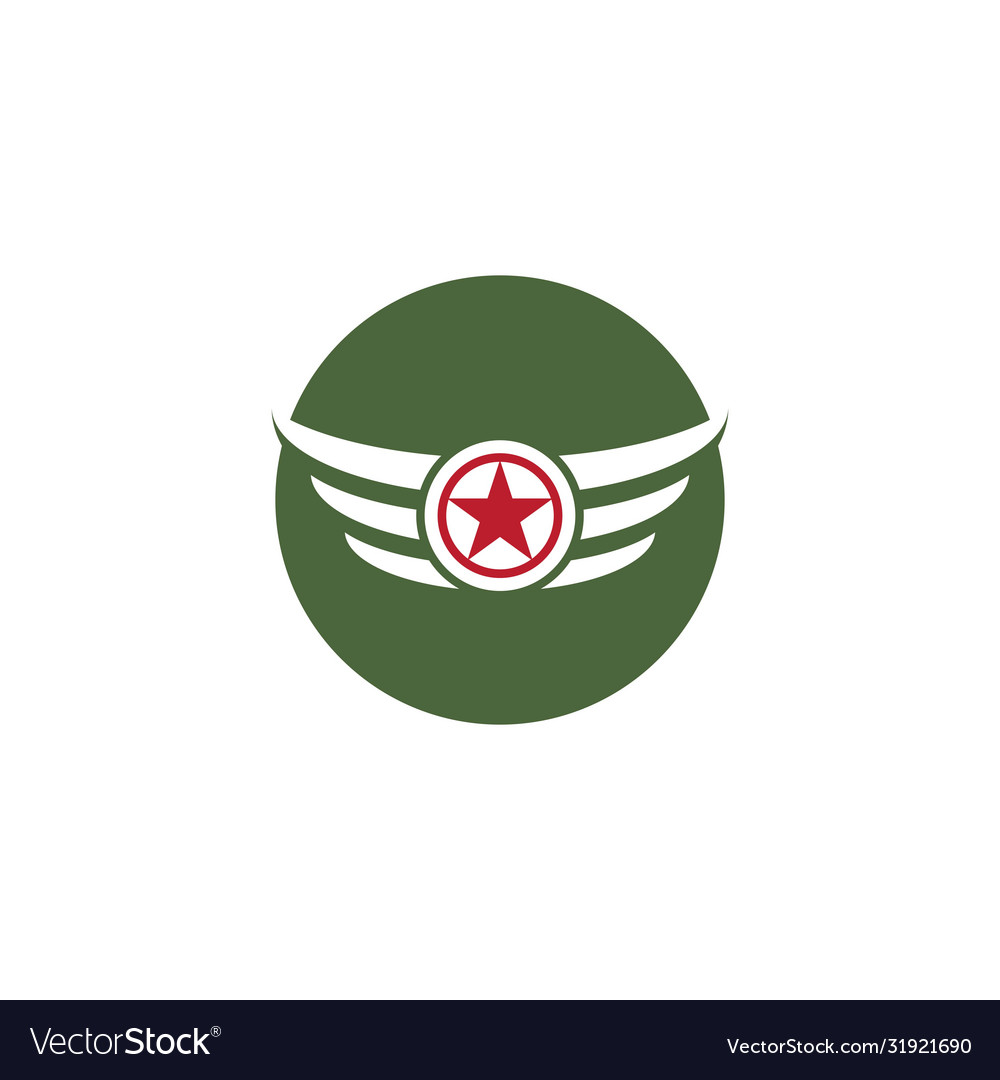 Army military icon Royalty Free Vector Image - VectorStock