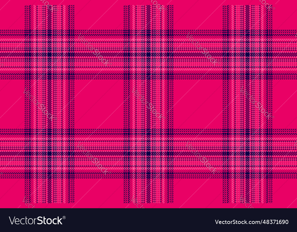 Check fabric plaid of textile tartan texture with Vector Image