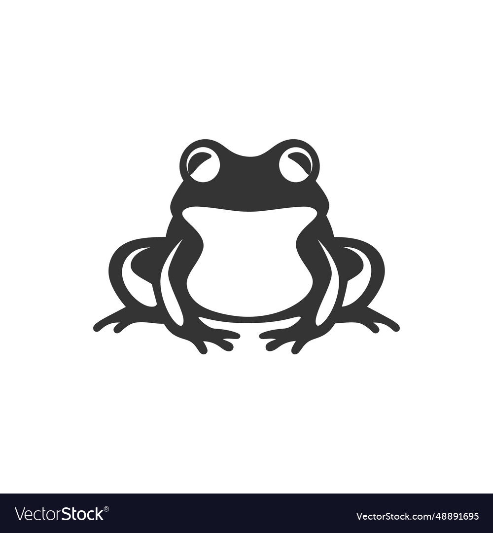 Frog Icon Royalty Free Vector Image Vectorstock Frog Icon Royalty Free Vector Image Vectorstock