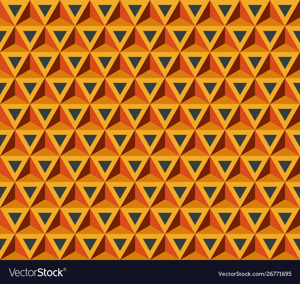 Seamless pattern with triangles Royalty Free Vector Image