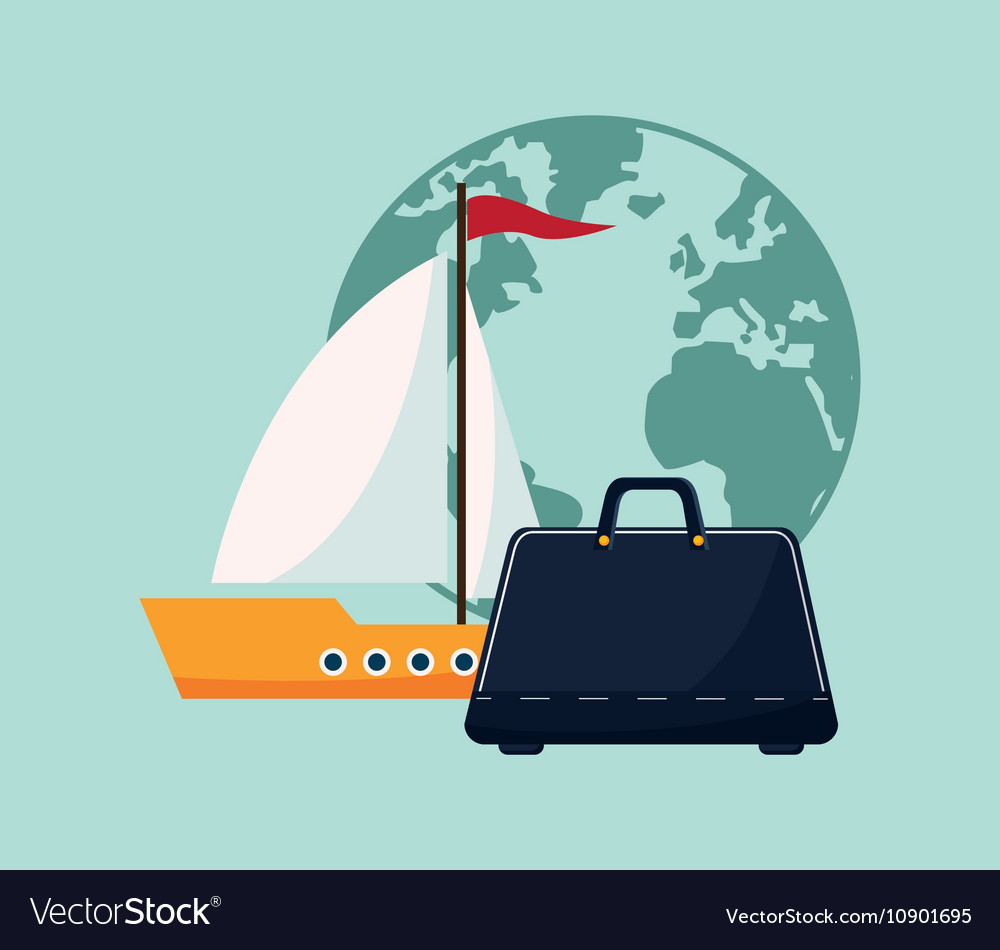 Travel vacation or holidays related icons image Vector Image