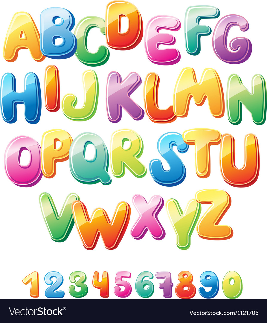 Alphabet and numbers