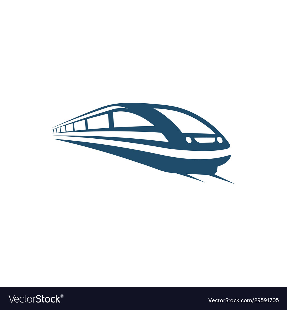 Fast train icon design Royalty Free Vector Image