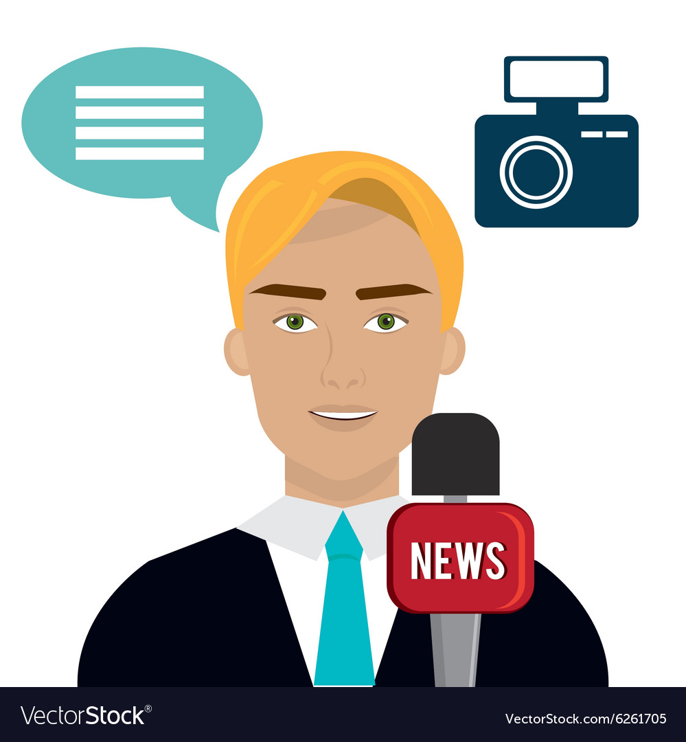 Journalism and media Royalty Free Vector Image