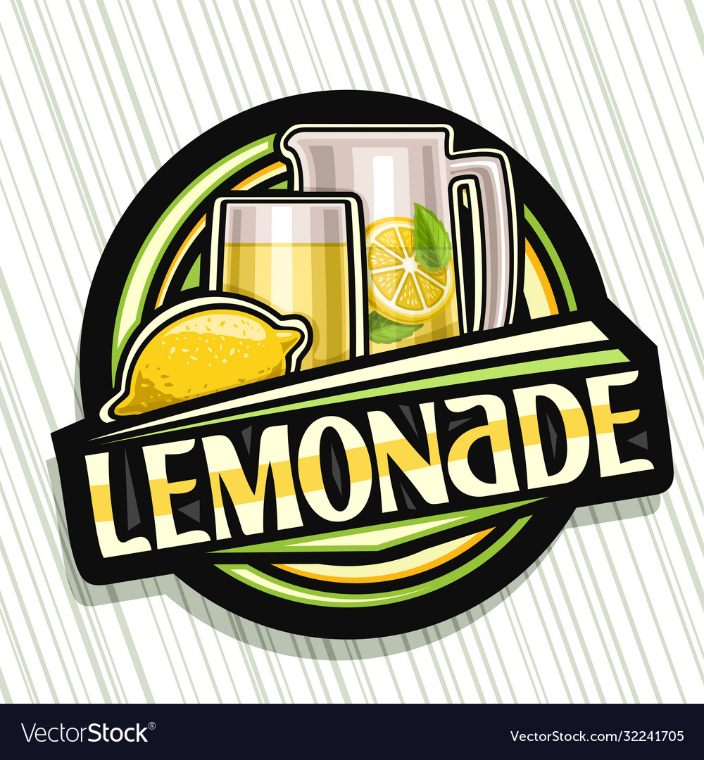 Logo For Lemonade Royalty Free Vector Image VectorStock