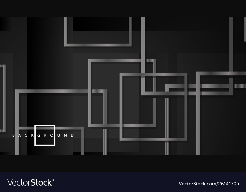 Modern abstract squares backgrounds with a black Vector Image