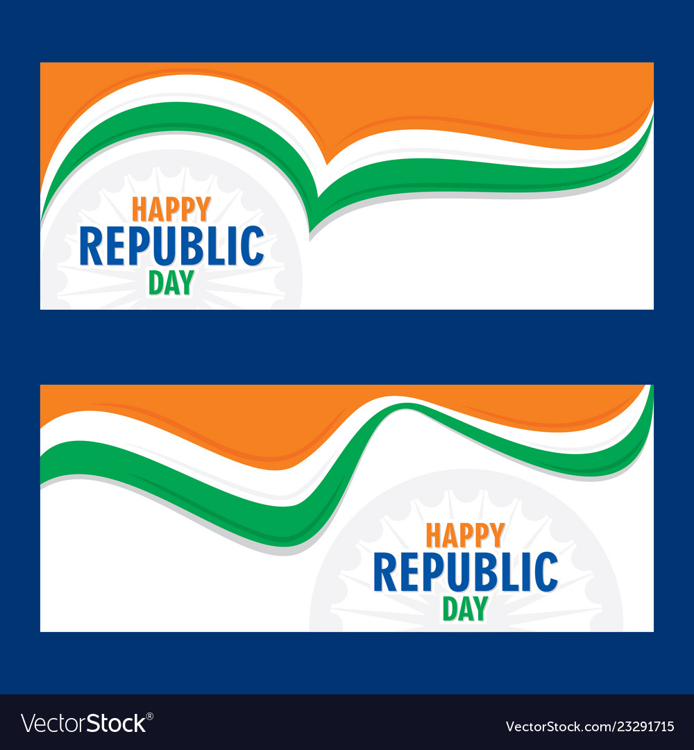 Creative Independence Day India Banner Design Vector Image