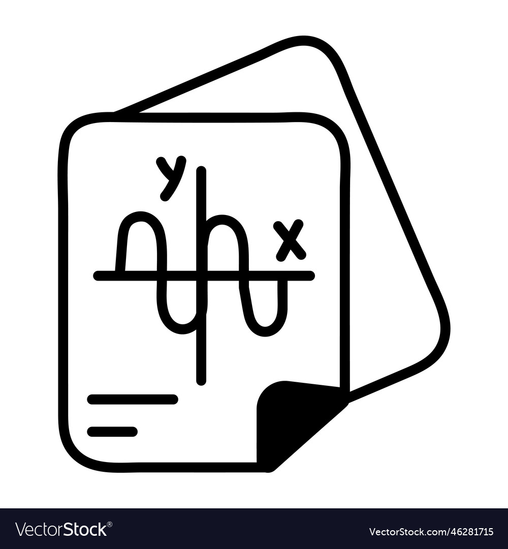 Physics graph Royalty Free Vector Image - VectorStock