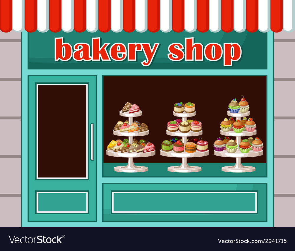 Store sweets and bakery Royalty Free Vector Image