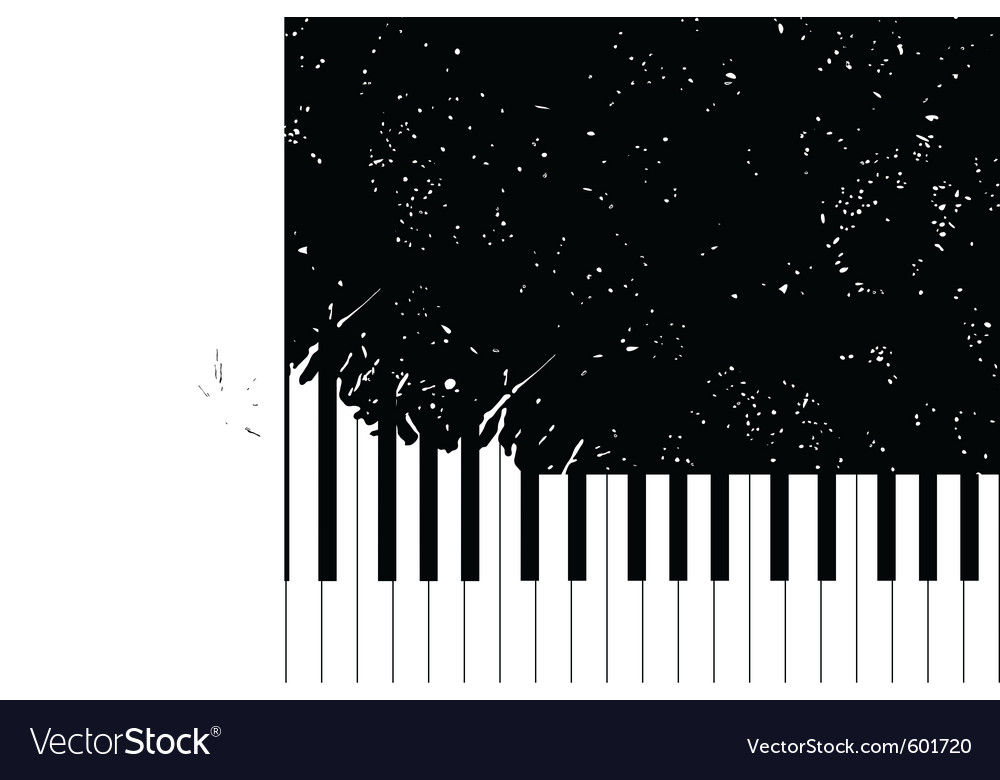 Piano keyboard Royalty Free Vector Image - VectorStock