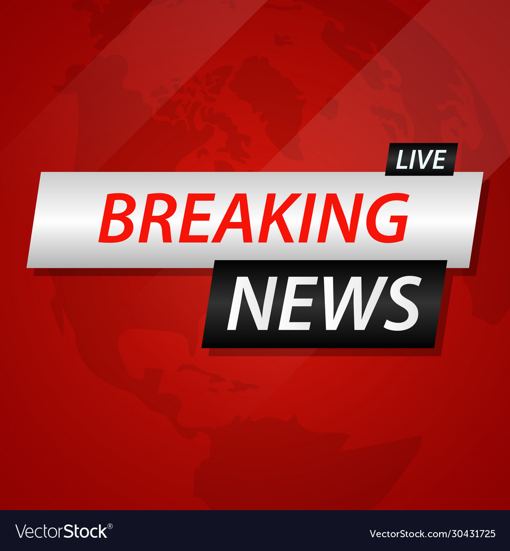 Breaking news background Royalty Free Vector Image