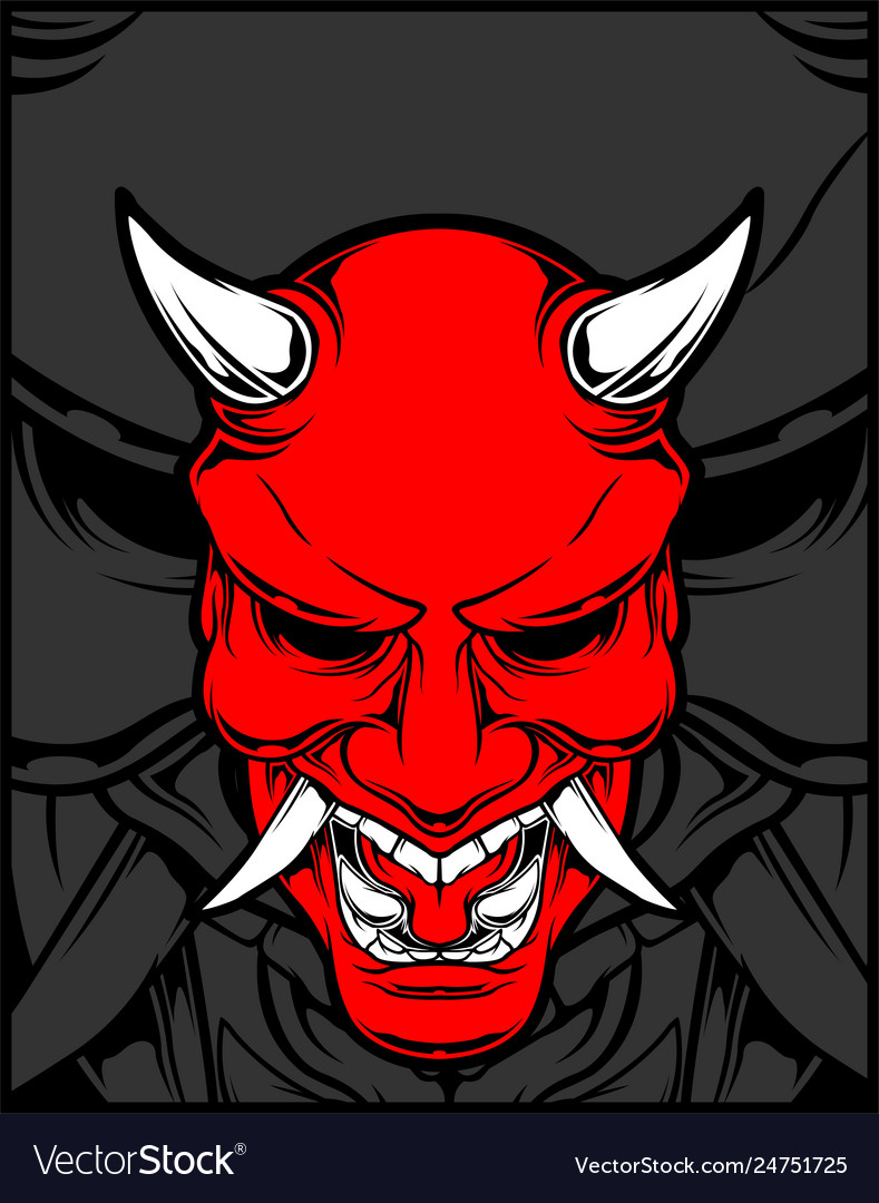 Demon hand drawing Royalty Free Vector Image VectorStock