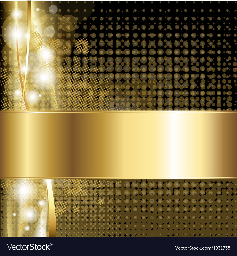 Gold Luxury Background Royalty Free Vector Image