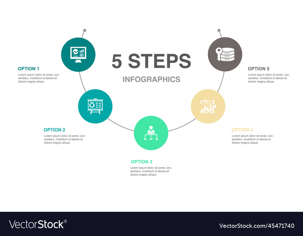 Visualization business performance decision Vector Image