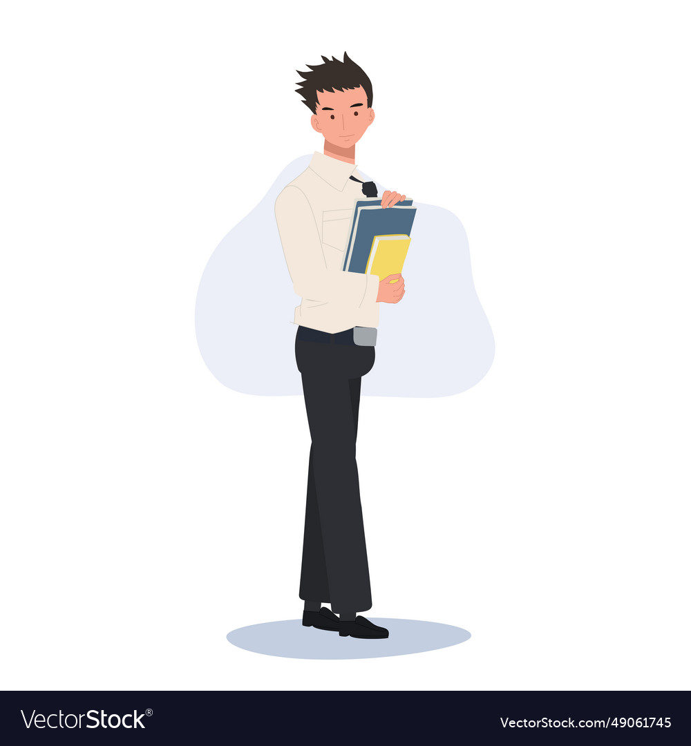 Academic lifestyle of thai college student Vector Image